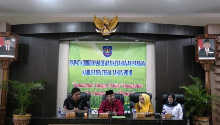 Tingkatkan Kualitas Sumber Daya Manusia melalui Pangan, Pemkab Tegal gelar Rakor DKP