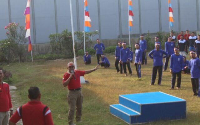 Napi Narkoba Senam Massal Serentak Pecahkan Rekor Muri