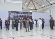 HUT TNI yang ke-75, Bupati Tegal Ikuti Upacara Secara Virtual