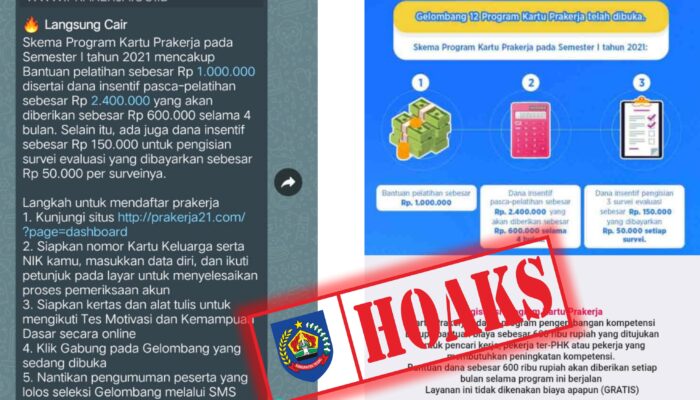 Waspada Link Palsu Program Kartu Prakerja Tahun 2021