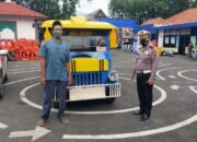 Satlantas Polres Brebes Tertibkan Odong-odong yang Beroperasi di Jalan Raya