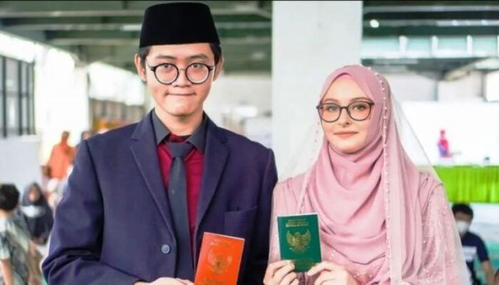 Viral, Nika Bule Rusia Rela ke Indonesia Demi Nikahi Hanif Pemuda Bandung