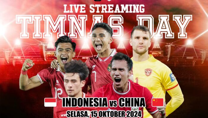 Link Live Streaming Nonton Indonesia Vs China di Kualifikasi Piala Dunia 2026