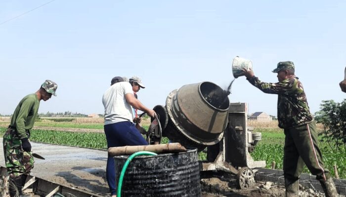 Pekerjaan Rigid Beton di Ruas Jalan Desa Wangandawa Selesai Akhir Oktober 2024