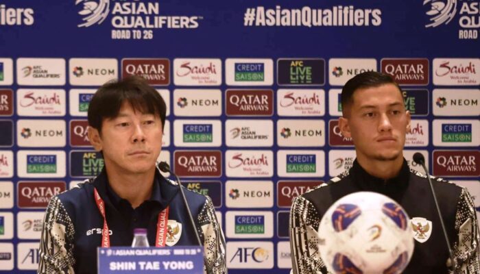 Shin Tae-yong Sayangkan Keputusan Wasit Usai Timnas Ditahan Imbang Bahrain