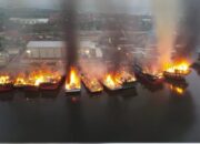 Kebakaran di Pelabuhan Perikanan Pekalongan, 12 Kapal Dilalap Sijago Merah