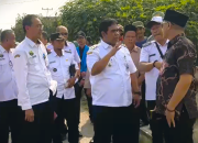 Jadi Penyebab Banjir, Wabup Kholid Tinjau Jembatan Kali Cenang