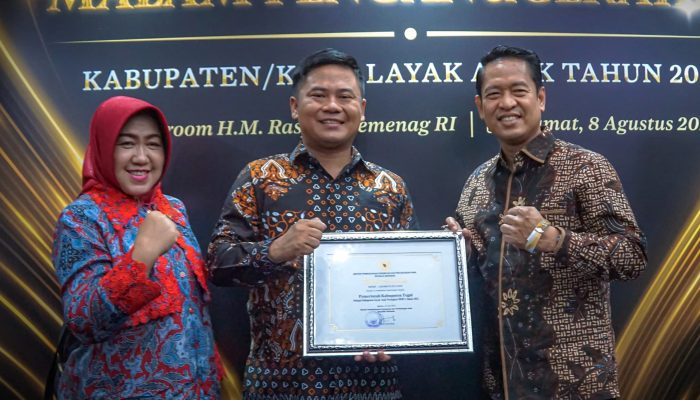 Kabupaten Tegal Pertahankan Predikat Nindya Kabupaten Layak Anak